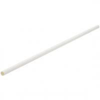 Alcopop straw paper white 26 5cm 10 5 x 6mm