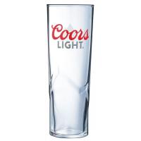 Coors light beer glass half pint 10oz 28cl ce