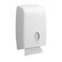 Hand towel dispenser interfold aquarius white