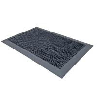 Hygiwell floor mat disinfectant foot bath black 55x80cm 21 7x31 5