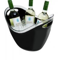 Wine cooler plastic black 34 5 x 26 x 26cm 8l 2 gal