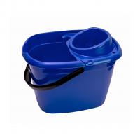 Rectangular bucket wringer 14 litre blue