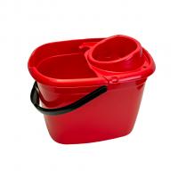 Rectangular bucket wringer 14 litre red