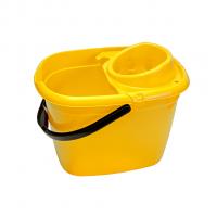 Rectangular bucket wringer 14 litre yellow