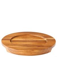 Round wooden board 7 5 19cm