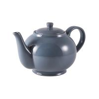 Teapot porcelain grey 85cl 30oz