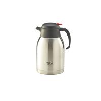 Vacuum jug push button inscribed tea stainless steel 2l