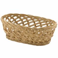 Willow oval basket open weave