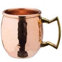 Mini copper hammered mug 2 75oz 7 5cl