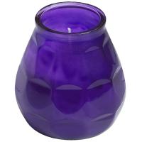 Bolsius twilight glass candle purple
