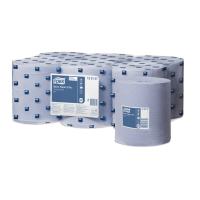 Tork basic paper centrefeed roll 2 ply blue