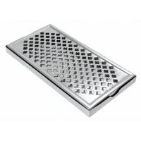 Countertop bar drip tray stainless steel oblong 30 5x15 2cm 12x6