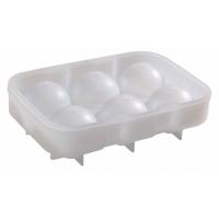6 cavity clear silicone ice ball mould