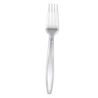 Premium plastic fork clear