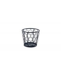 Black wire basket 10cm d