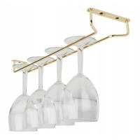 Brass plated glass hanger 40 5cm 16