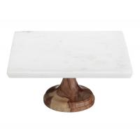 Marble serving stand 25x15cm