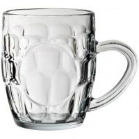 Dimple panelled beer tankard 29cl 1 2 pint ce