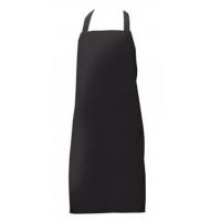 Black bib apron