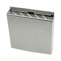 Stainless steel wall fix knife box 30 x 32 x 6 5cm
