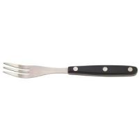 Steak fork black poly handle