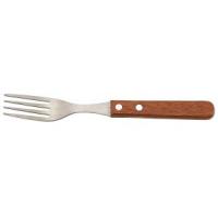 Steak fork dark wood handle