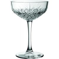 Timeless vintage champagne coupe glass 9 5oz 27cl