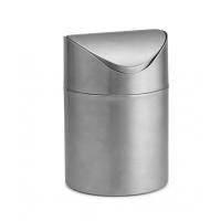Mini stainless steel swing bin 6 5 16cm