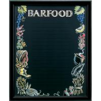 Bar food chalkboard screen printed 61x76cm 24x30