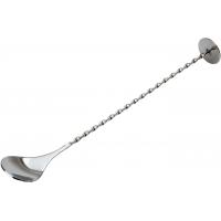 Cocktail mixing spoon with ingredient crusher 28cm 11