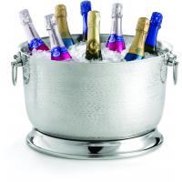 Beverage tub with base round double walled stainless steel 22 5 litre 6 gal