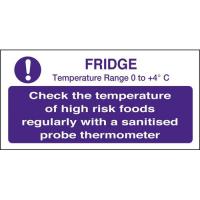 Fridge check temperature 4x8