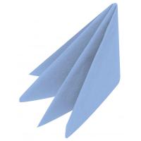 Light blue napkin 40cm square 8 fold 2 ply