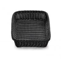 Handwoven ridal rectangular basket black 42 5x30x9cm