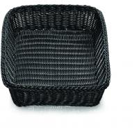 Handwoven ridal rectangular basket black 48x35x10cm