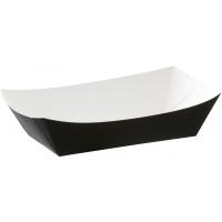 Large meal tray black