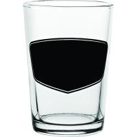 Conical glass taster tumbler blackboard design 20cl 7oz nucleated