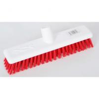 Soft fibre hygiene broomhead red 12 30cm