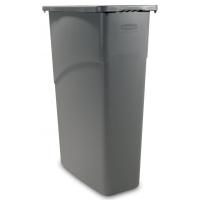 Slim jim waste container no handle 87l grey