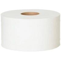 Basic 2 ply mini jumbo toilet roll white 60mm 2 25 core