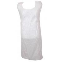 Plastic apron white