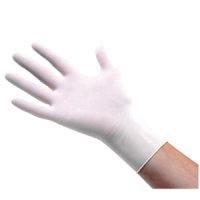 Jangro powder free latex disposable gloves natural small