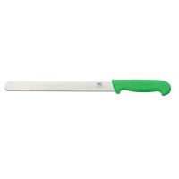 Serrated edge slicer 12 green handle