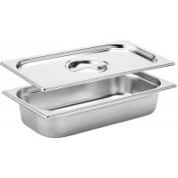 Stainless steel gastronorm 1 3 65mm deep