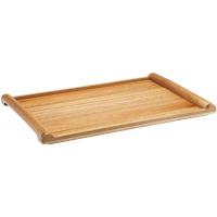 Acacia rolled edged tray