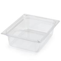 Carlisle polycarbonate gastronorm 1 2 food pan clear 100mm deep