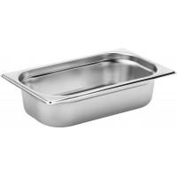 Stainless steel gastronorm 1 4 100mm deep