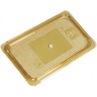 Carlisle polycarbonate universal gastronorm 1 3 gn flat lid amber