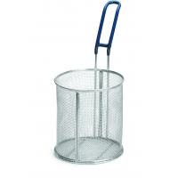 Stainless steel round pasta basket 16 5x18cm