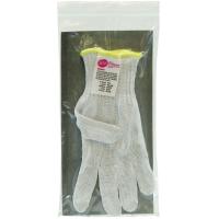 The protector glove with yellow cuff small